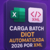 CARGA BATCH DIOT AUTOMATIZADA 2026