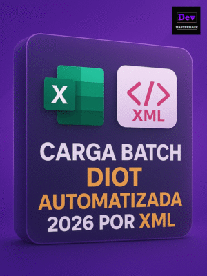BATCH DIOT AUTOMATIZADA POR XML 2026 CARGA BATCH DIOT AUTOMATIZADA 2026